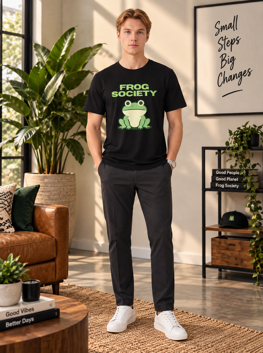 Frog Society T-Shirt — Emotionally Unavailable Frog Graphic Tee (Unisex)