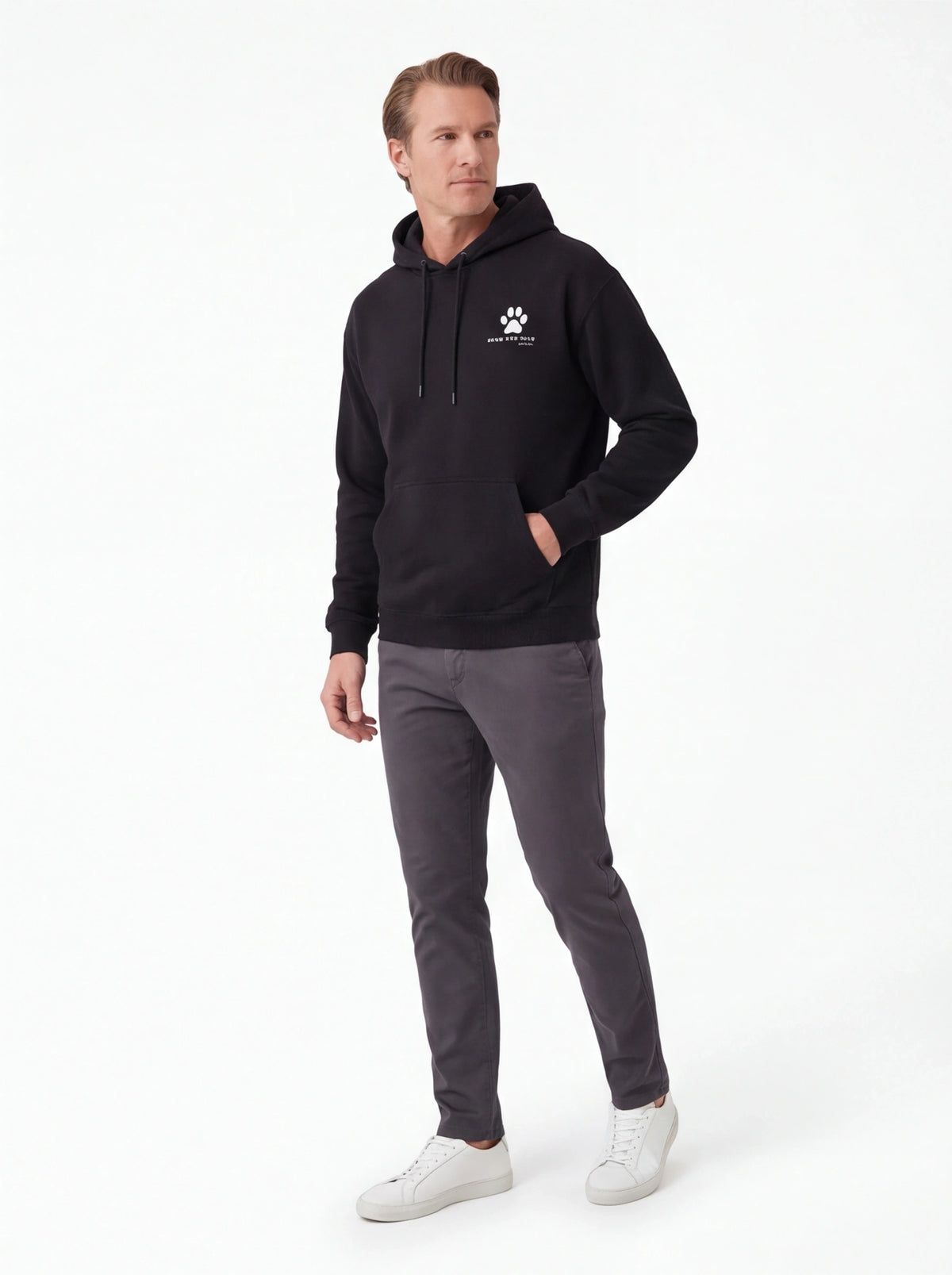 Autumn Wilderness Hoodie Black/White (Unisex)