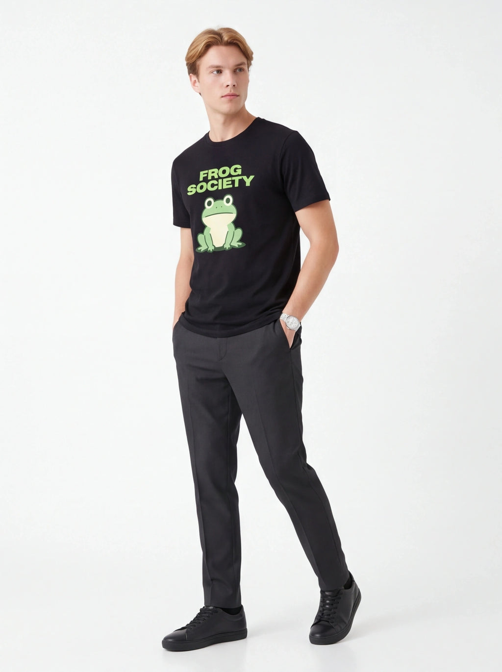 Frog Society T-Shirt — Emotionally Unavailable Frog Graphic Tee (Unisex)
