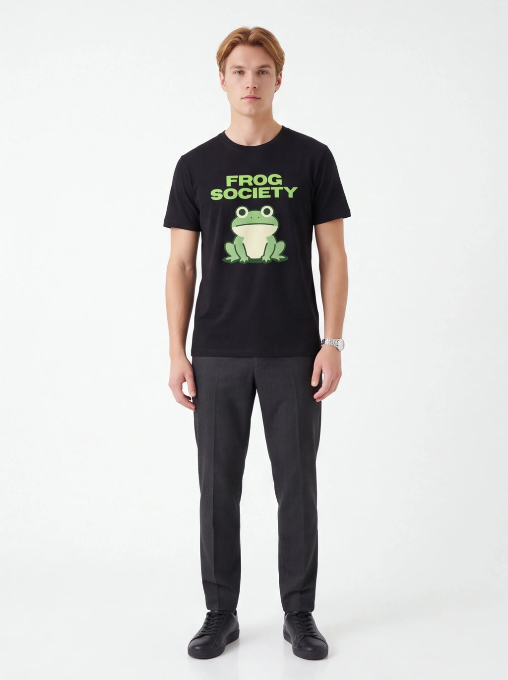 Frog Society T-Shirt — Emotionally Unavailable Frog Graphic Tee (Unisex)