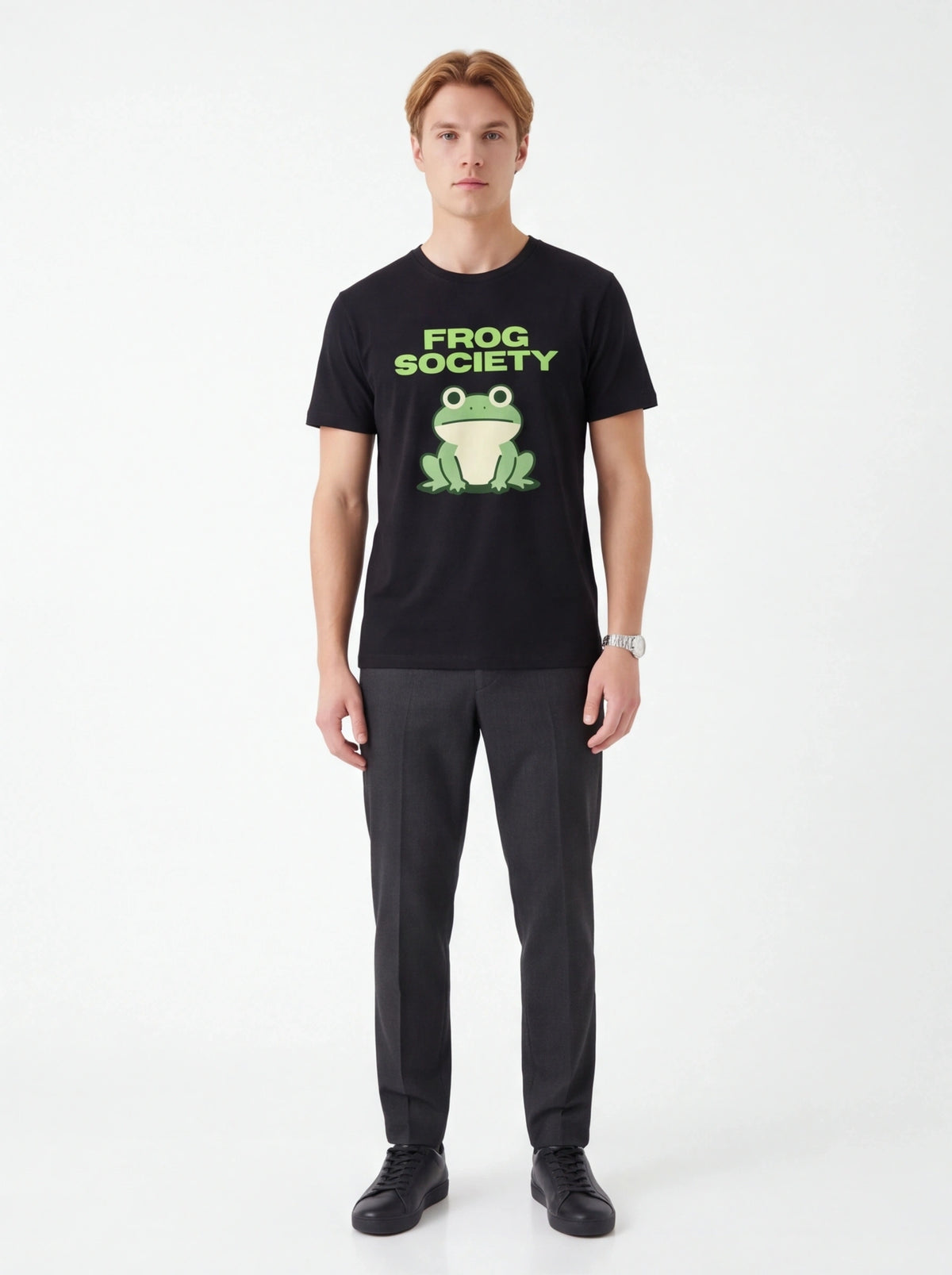 Frog Society T-Shirt — Emotionally Unavailable Frog Graphic Tee (Unisex)